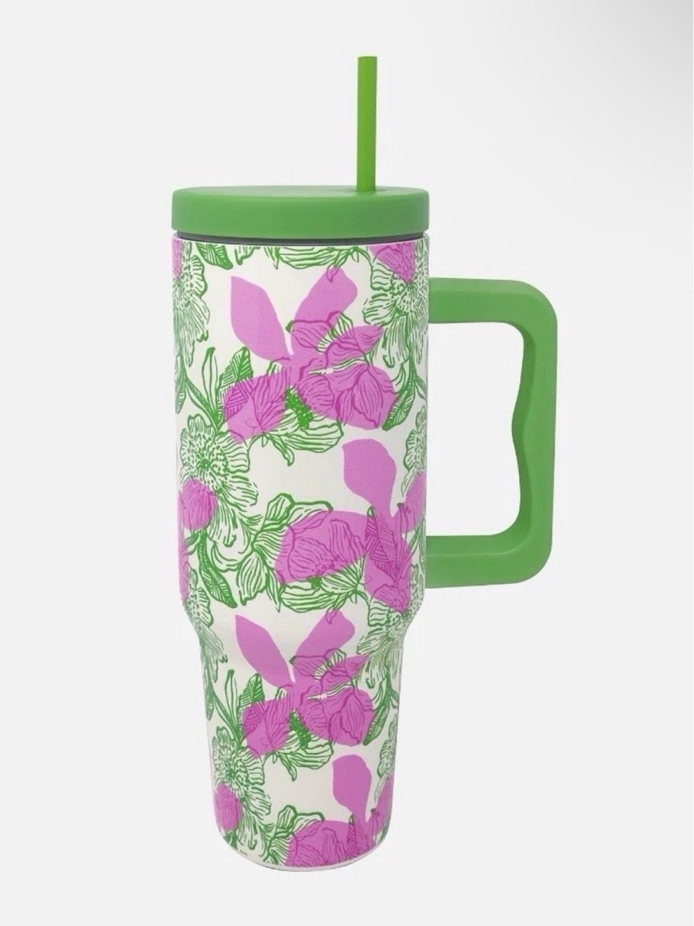 Lilly Pulitzer 40 Oz Sunset Shadows Insulated Tumbler Stainless Steel NEW